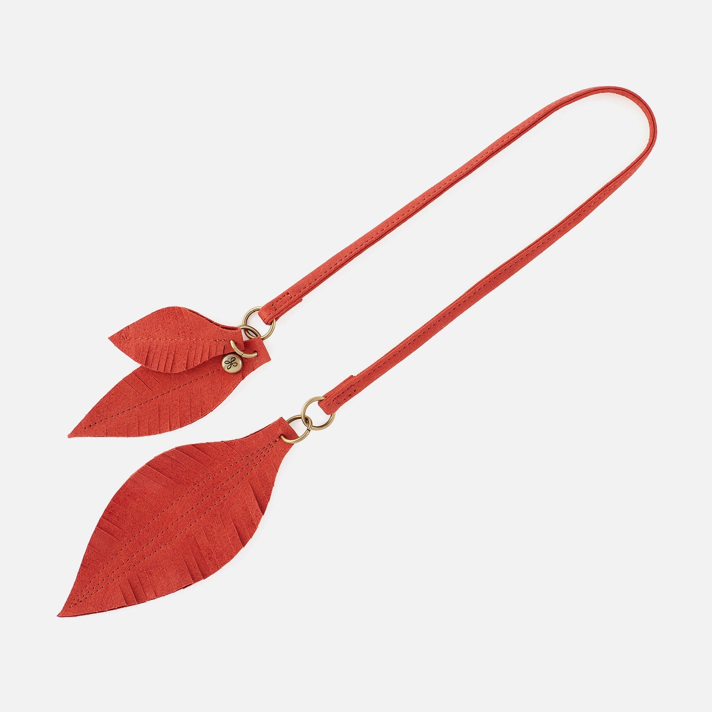 Feather Bag Swag in Buffed Leather - Chili