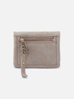 Lumen Mini Wallet in Nubuck Leather - Golden Granite