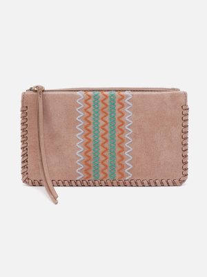 Foray Large Wallet In Buffed Leather - Hazel