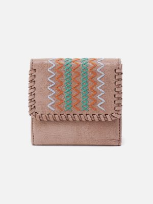 Foray Small Wallet In Buffed Leather - Hazel