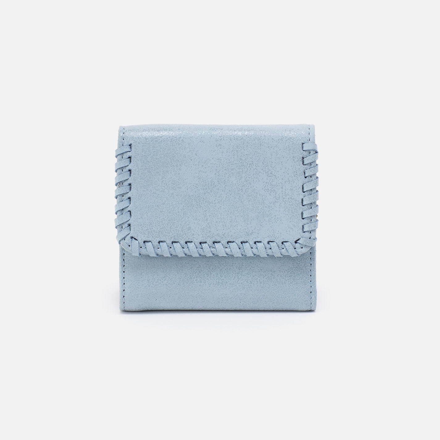 Foray Small Wallet In Buffed Leather - Sky