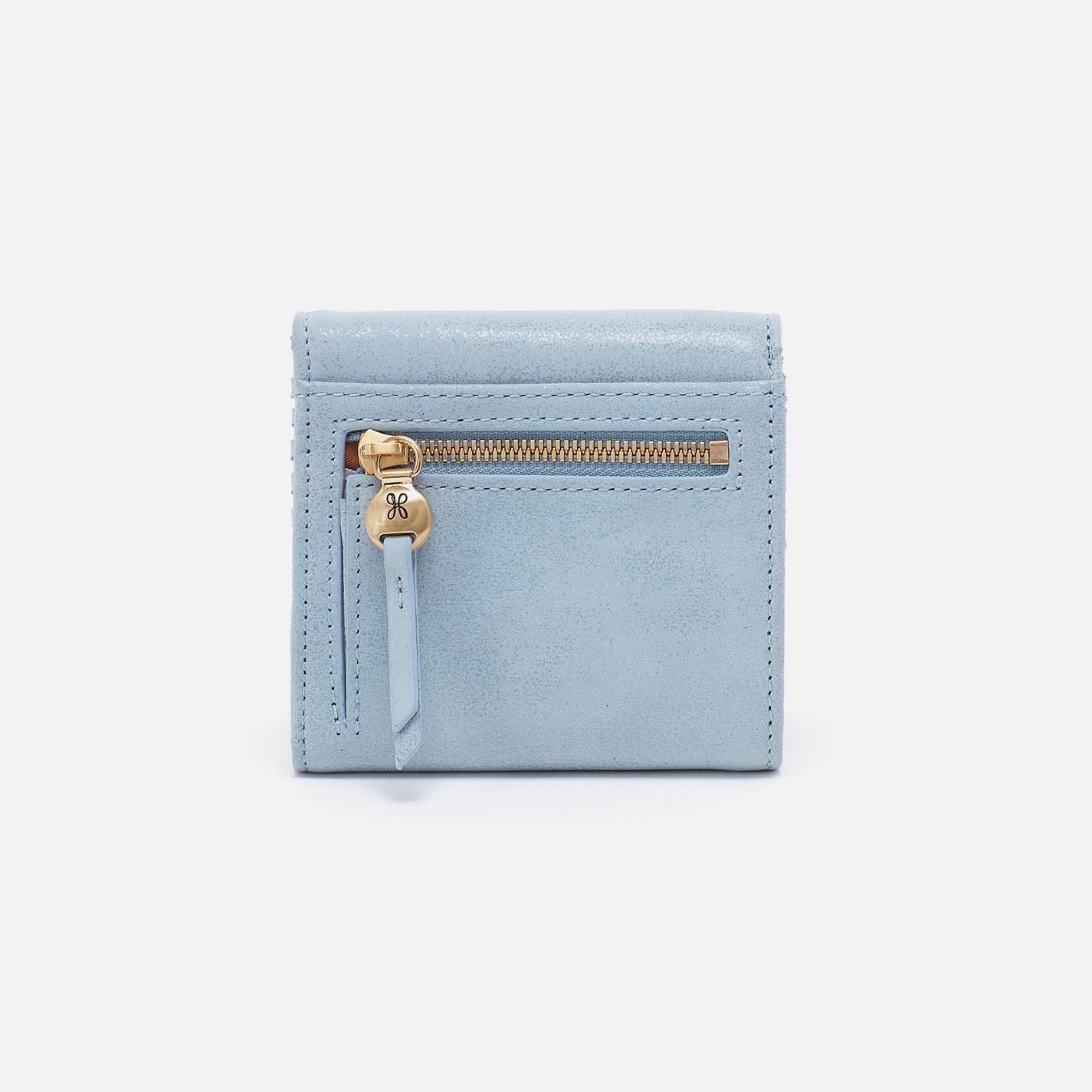 Foray Small Wallet In Buffed Leather - Sky - Image 3