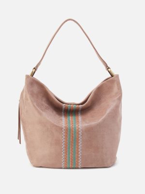 Harley Hobo In Buffed Leather - Hazel