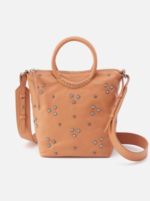 Maggie Crossbody In Smooth Leather - Doe