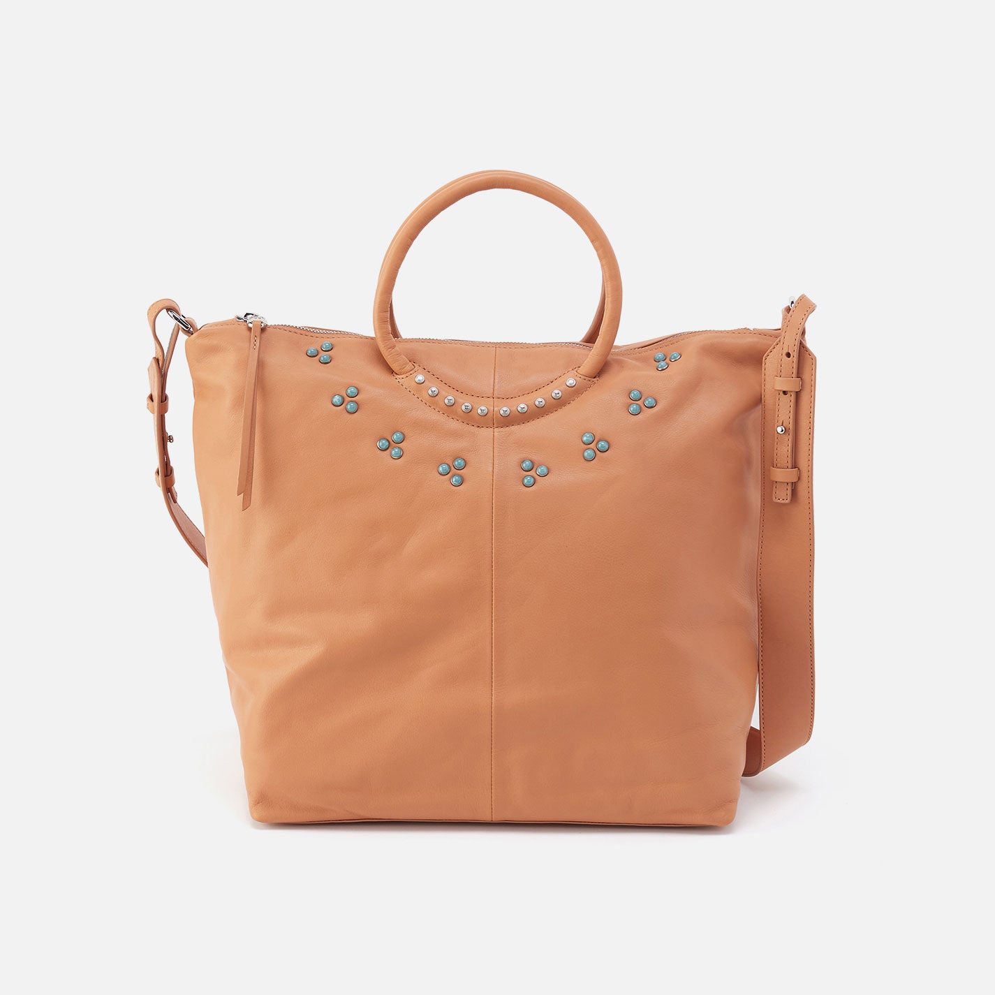 Maggie Satchel In Smooth Leather - Doe