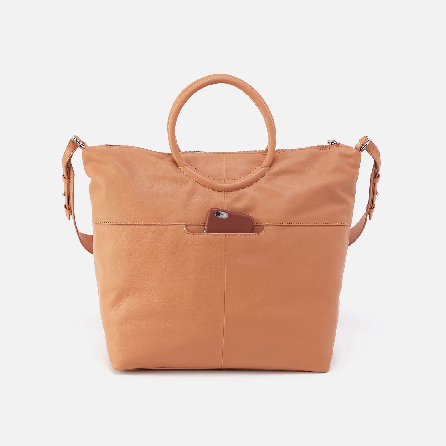 Maggie Satchel In Smooth Leather - Doe - Image 2