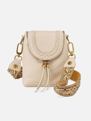 Fern Crossbody In Pebbled Leather - Birch