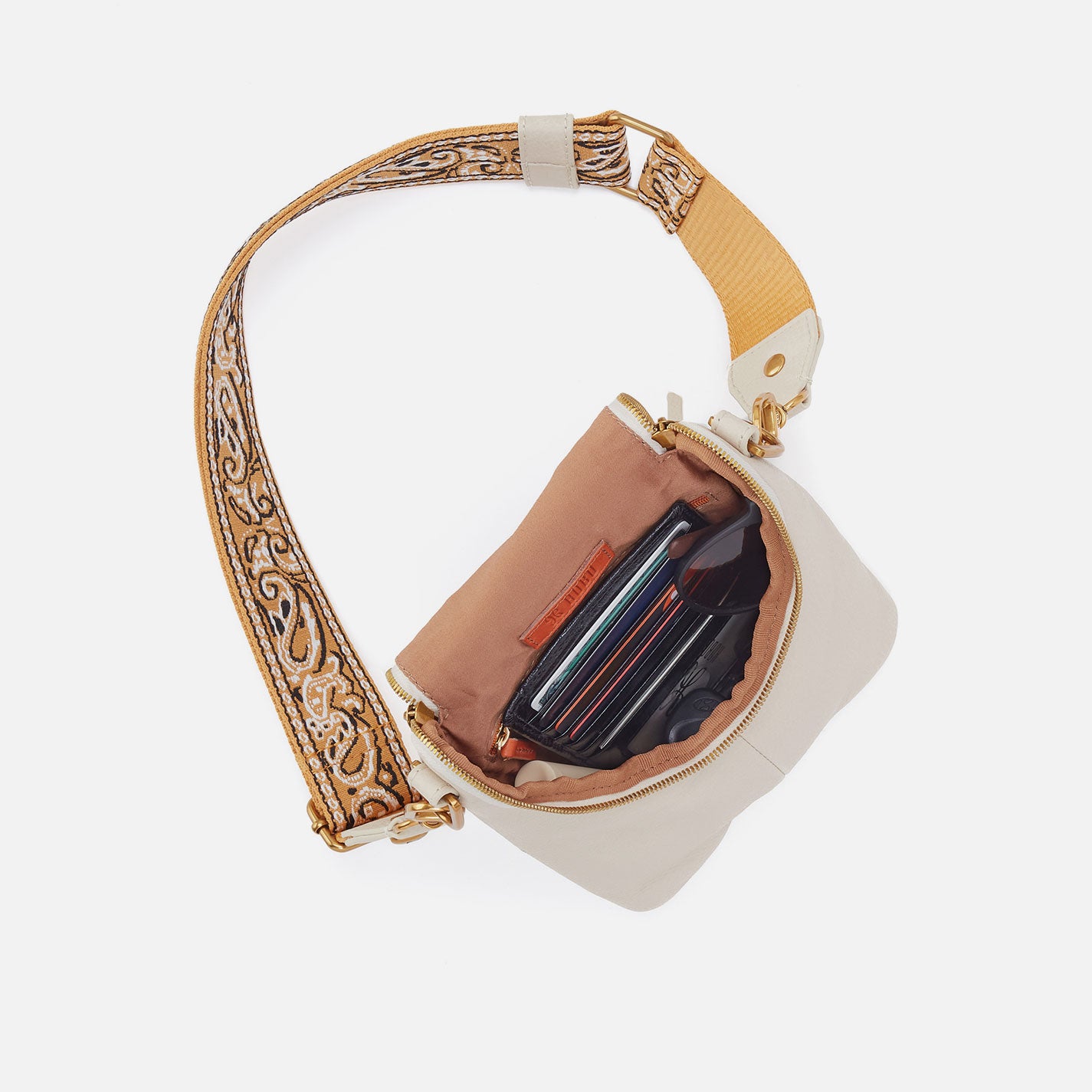 Fern Crossbody In Pebbled Leather - Birch - Image 4