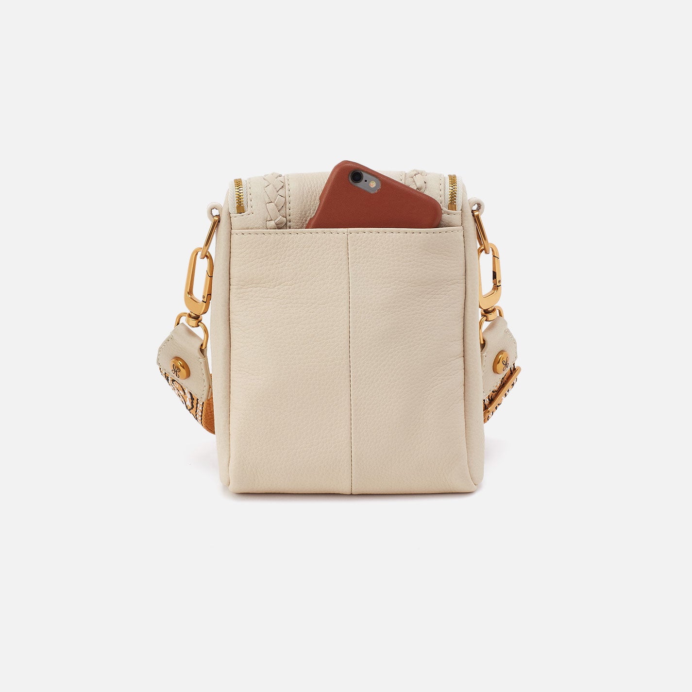 Fern Crossbody In Pebbled Leather - Birch - Image 5