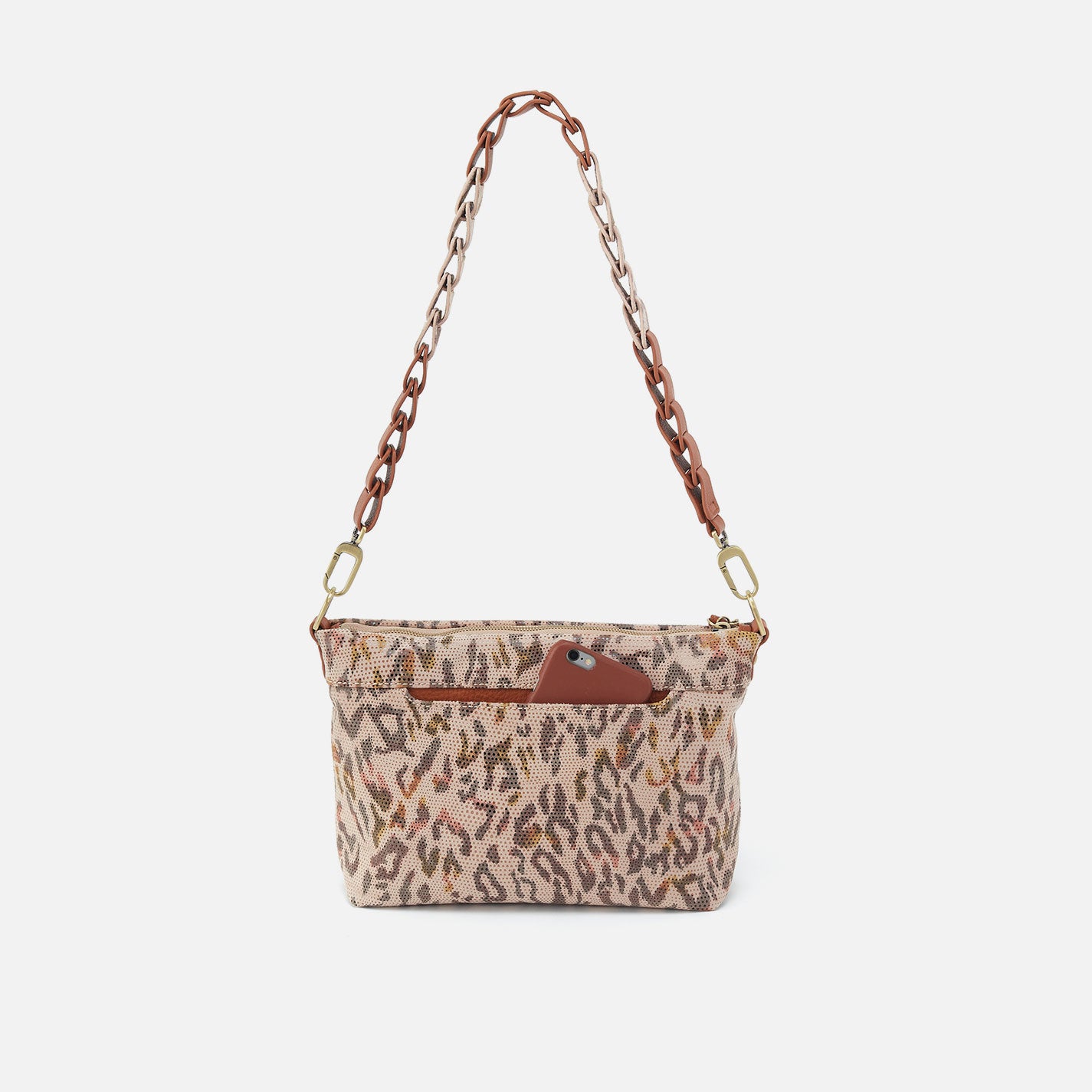 Kori Crossbody In Printed Leather - Summer Safari - Image 4
