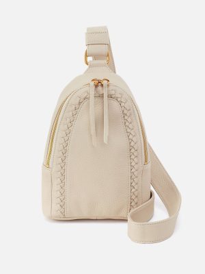 Fern Sling In Pebbled Leather - Birch