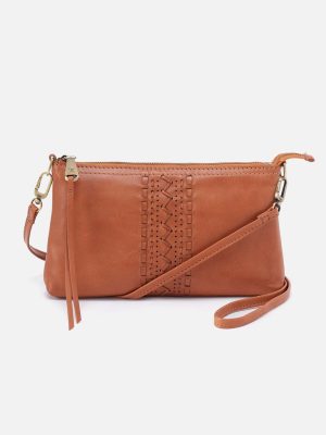 Darcy Crossbody in Washed Leather - Harvest Wheat