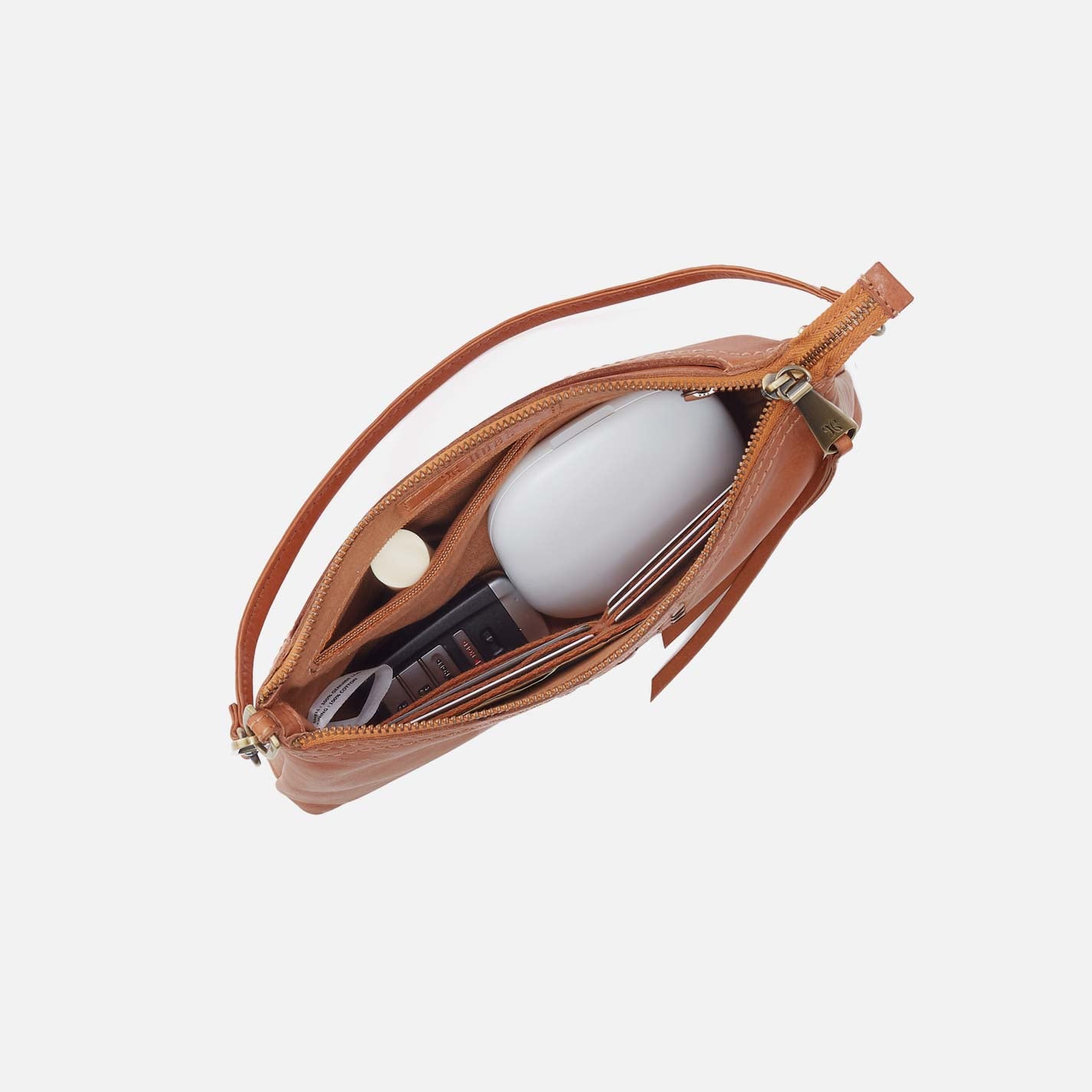 Darcy Crossbody in Washed Leather - Harvest Wheat - Image 4
