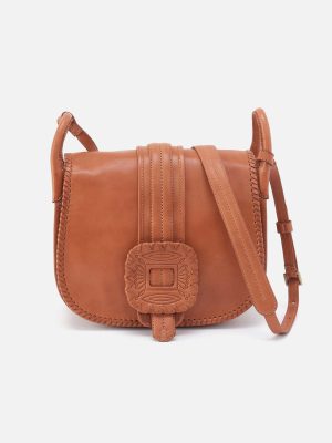 Kiva Large Crossbody in Washed Leather - Harvest Wheat