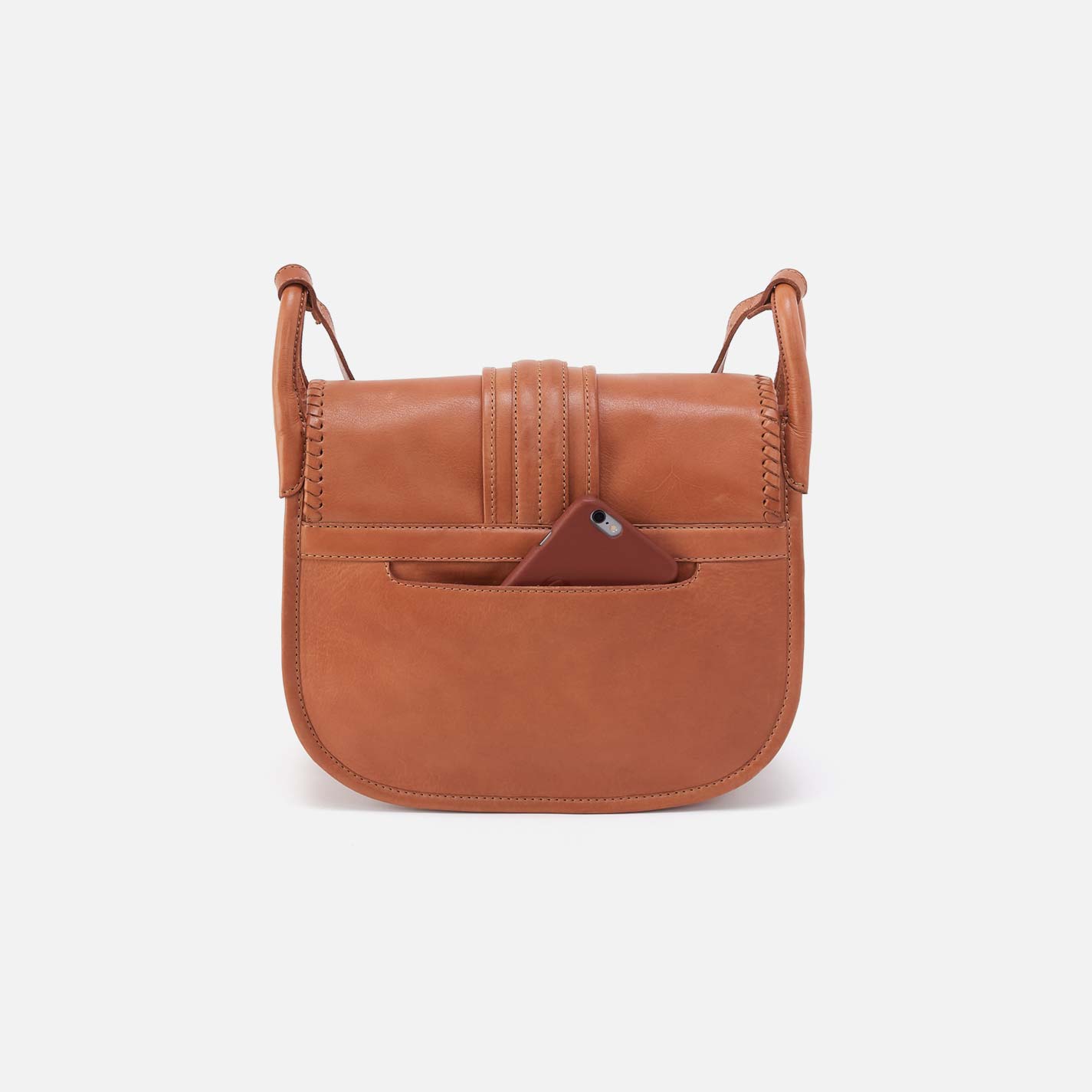 Kiva Large Crossbody in Washed Leather - Harvest Wheat - Image 5