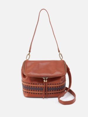 Fernwell Medium Crossbody in Smooth Leather with Multi Stitch - Timberline