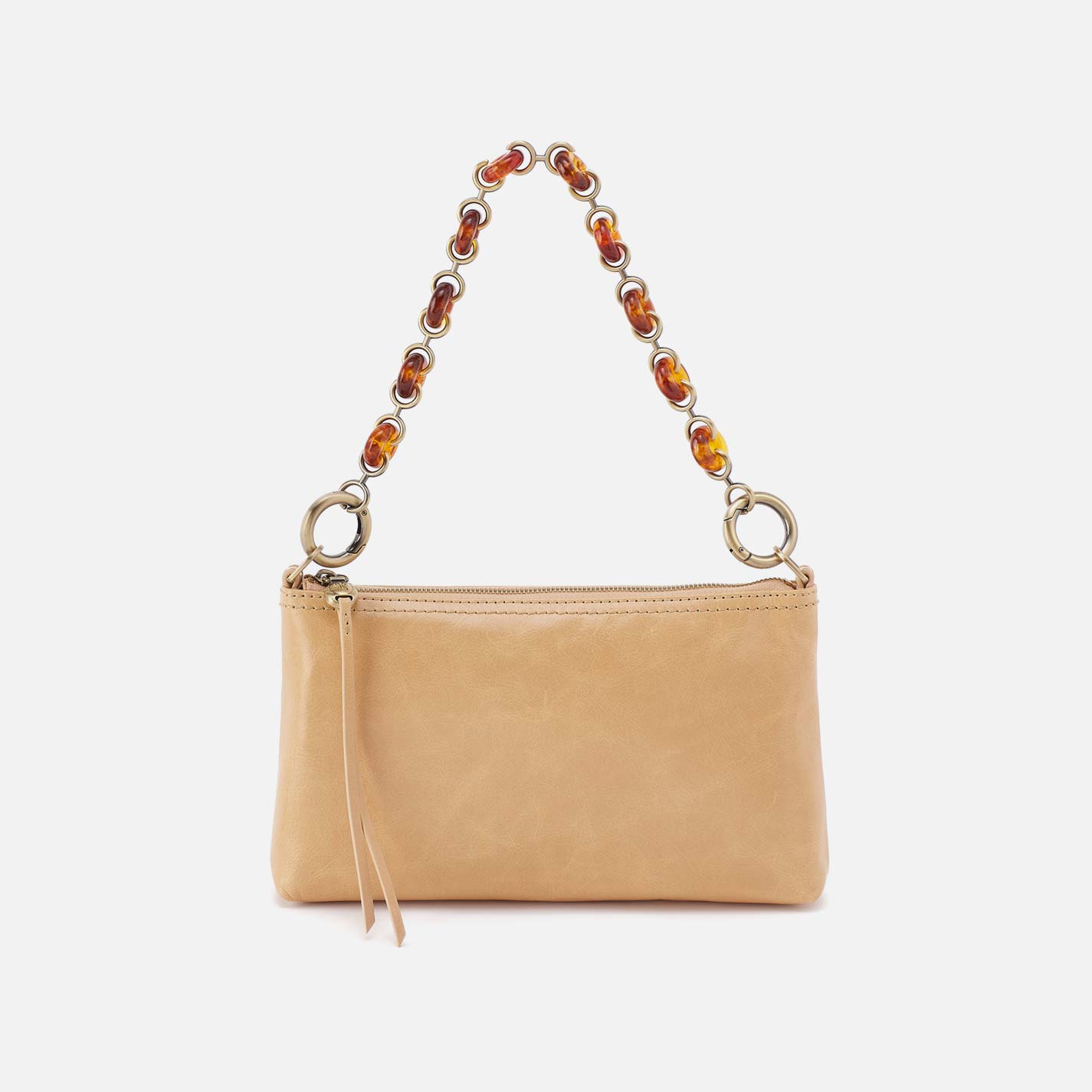 Darcy Crossbody in Polished Leather - Desert Sand - Image 7