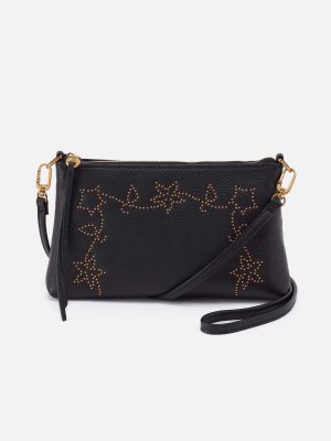 Darcy Crossbody in Pebbled Leather - Black
