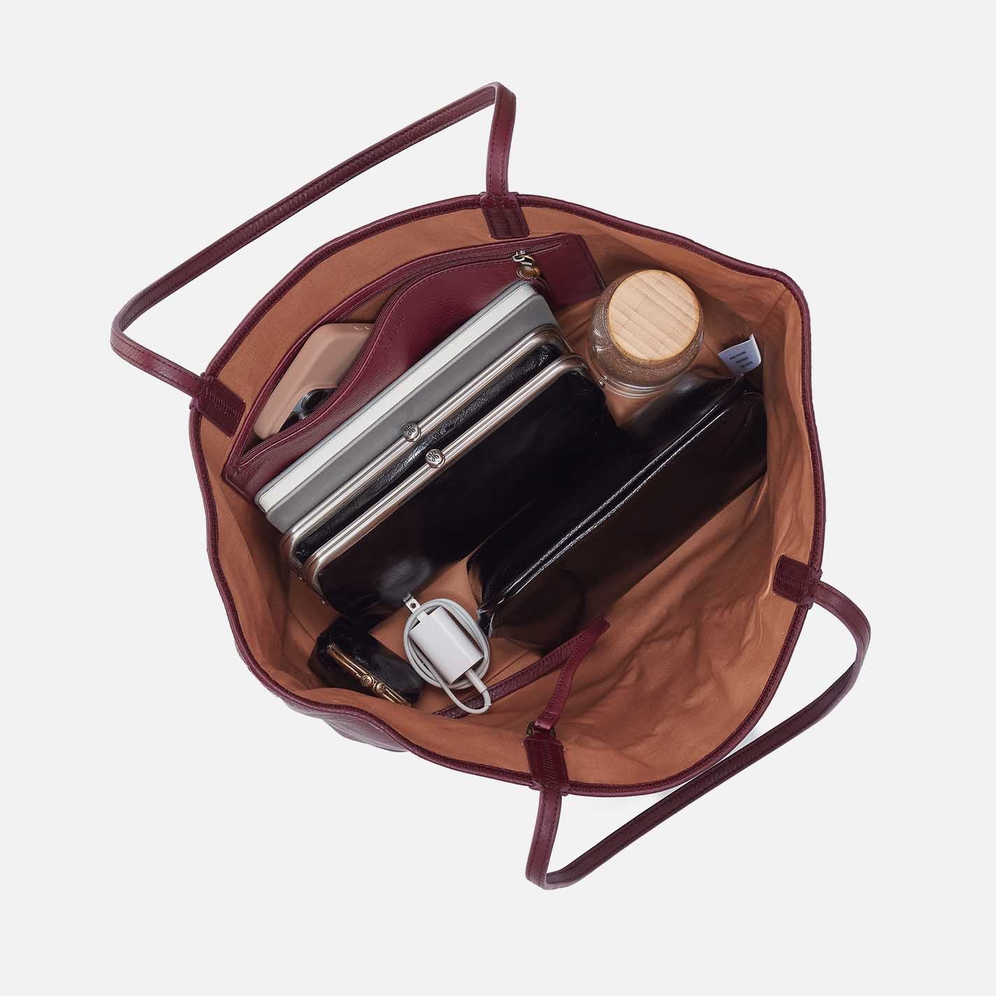 All That Tote in Pebbled Leather - Mulberry Glaze - Image 4