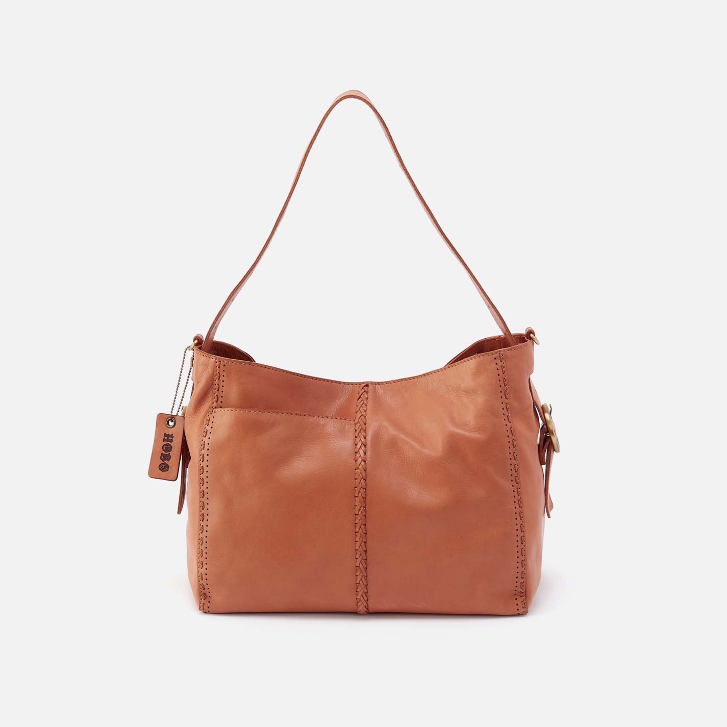 Render Shoulder Bag in Washed Leather - Harvest Wheat