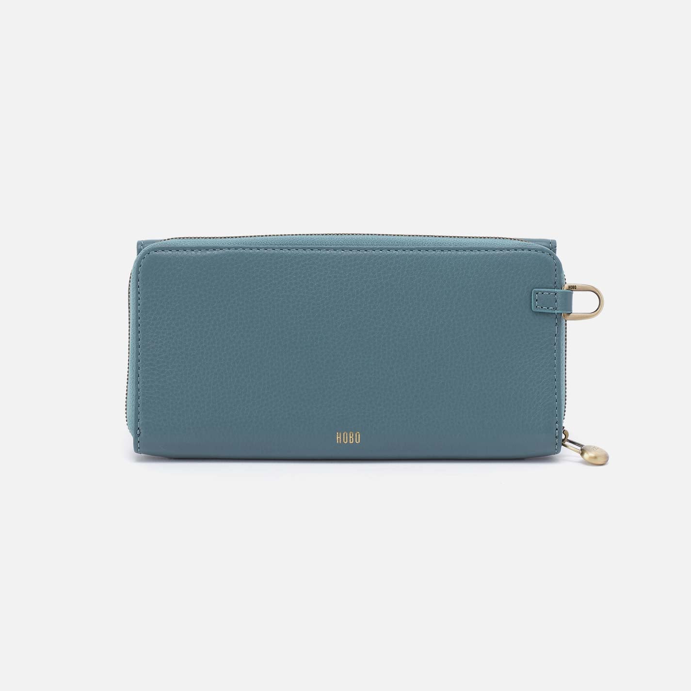 Goldie Large Wallet in Pebbled Leather - Agave Leaf - Image 4