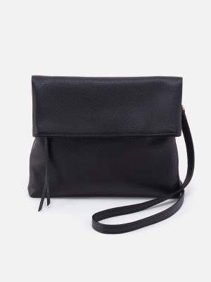 Draft Crossbody in Pebbled Leather - Black