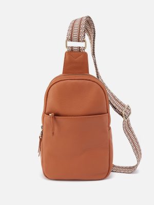 Cass Sling In Pebbled Leather - Butterscotch