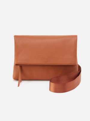 Grant Crossbody In Pebbled Leather - Butterscotch