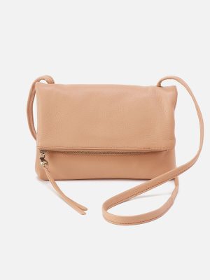 Grant Small Crossbody In Pebbled Leather - Porcini