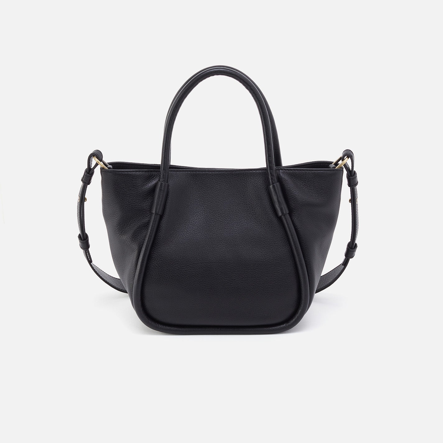 Margot Satchel In Pebbled Leather - Black - Image 6