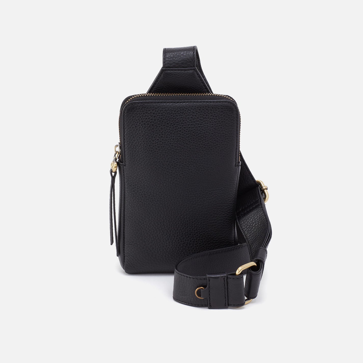 Grant Sling In Pebbled Leather - Black
