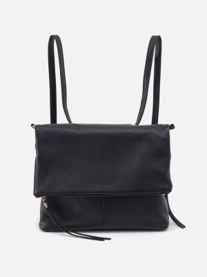 Grant Backpack In Pebbled Leather - Black