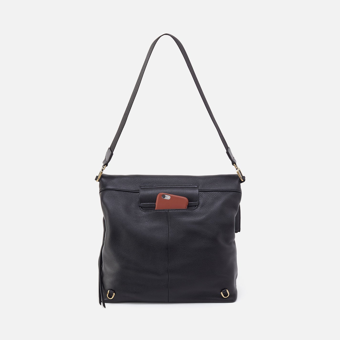Grant Backpack In Pebbled Leather - Black - Image 5
