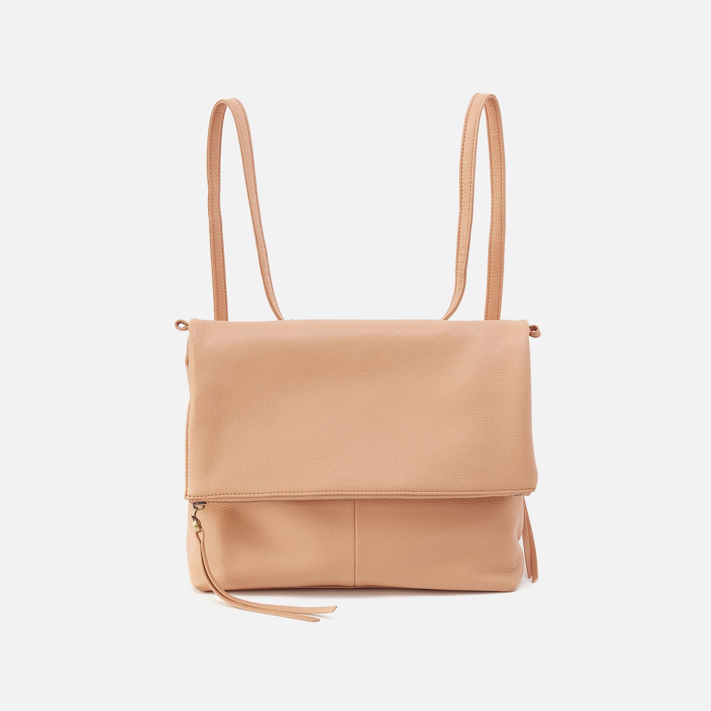 Grant Backpack In Pebbled Leather - Porcini