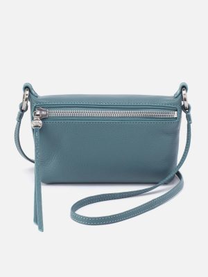 Run About Crossbody in Pebbled Leather - Agave Leaf