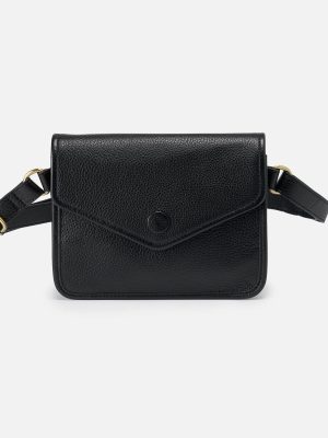 Margot Belt Bag In Pebbled Leather - Black