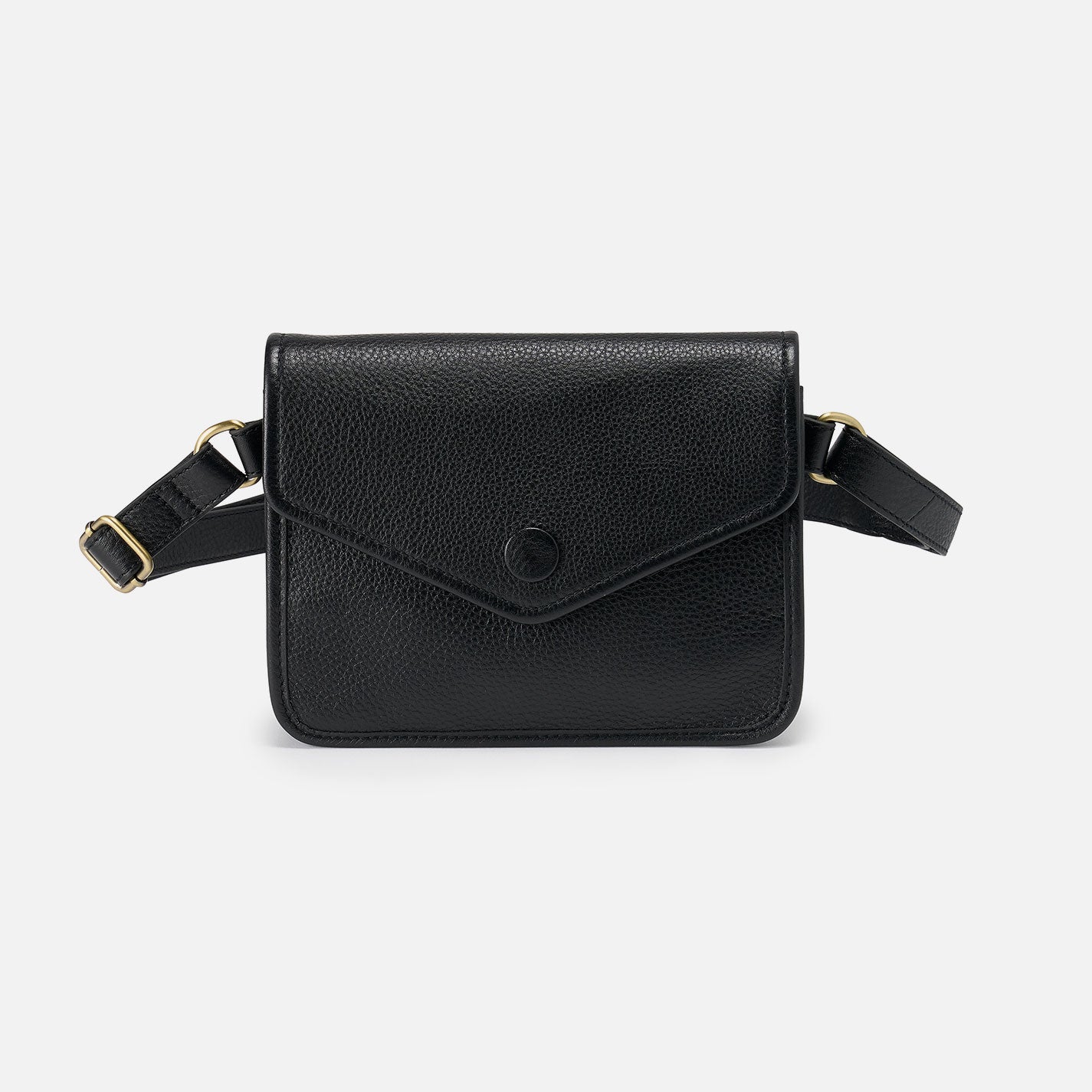 Margot Belt Bag In Pebbled Leather - Black