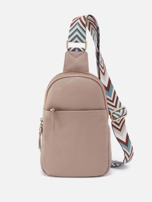 Cass Sling in Pebbled Leather - Warm Adobe