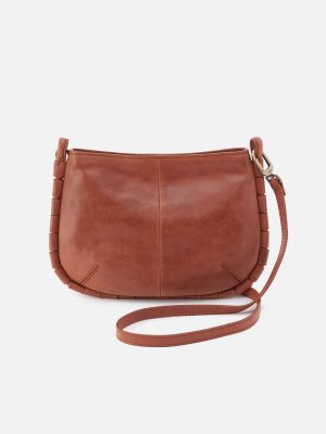 Phoebe Crossbody In Smooth Leather - Saddle