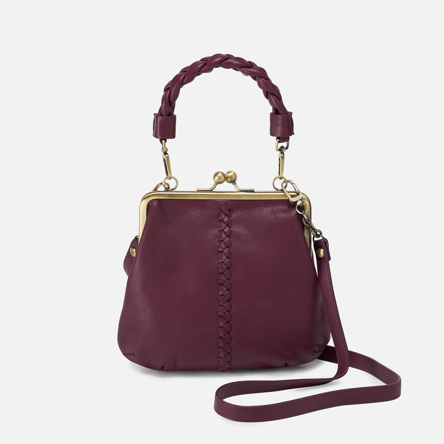 Alba Crossbody In Smooth Leather - Cordovan