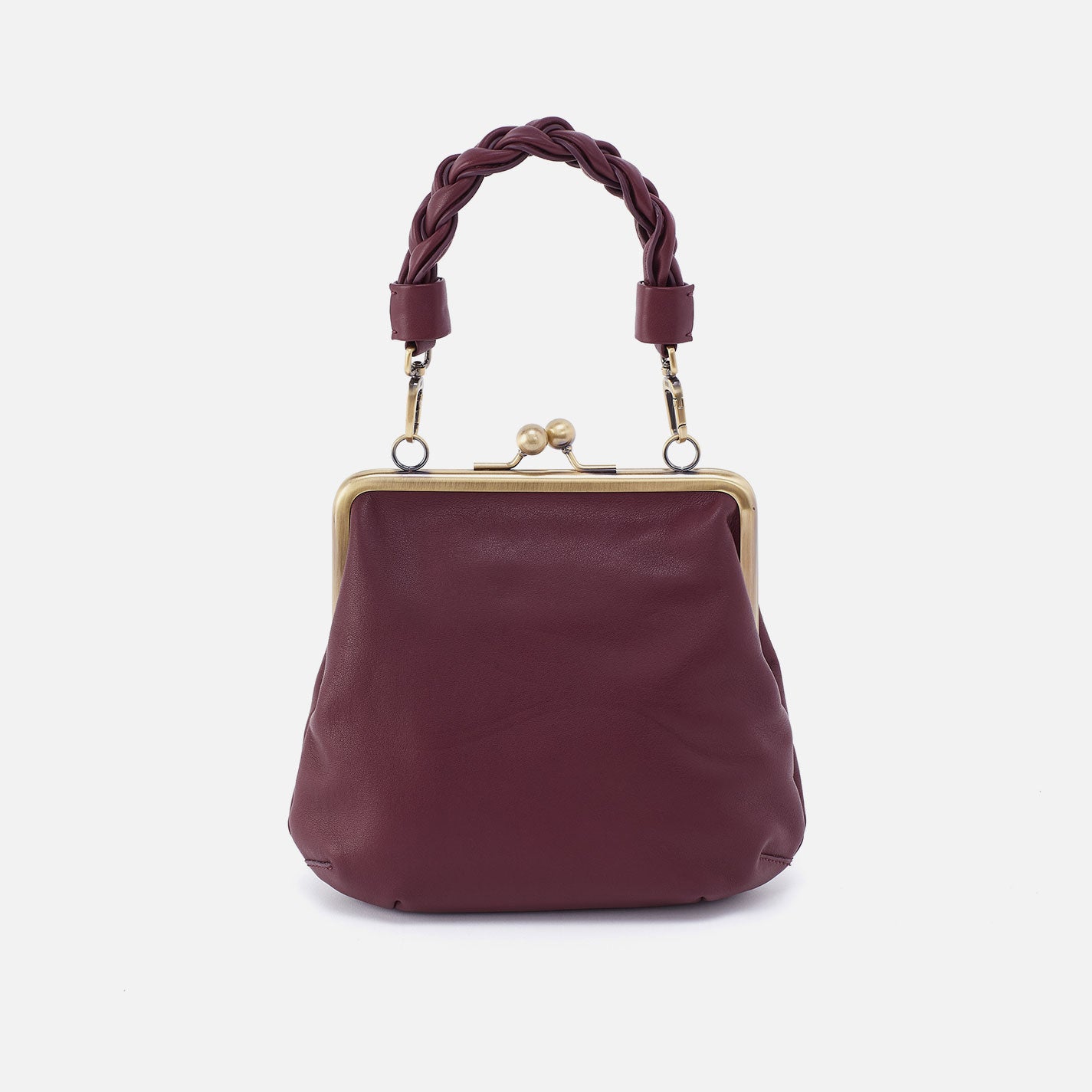 Alba Crossbody In Smooth Leather - Cordovan - Image 5