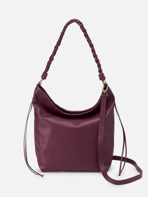 Lindley Hobo In Smooth Leather - Cordovan