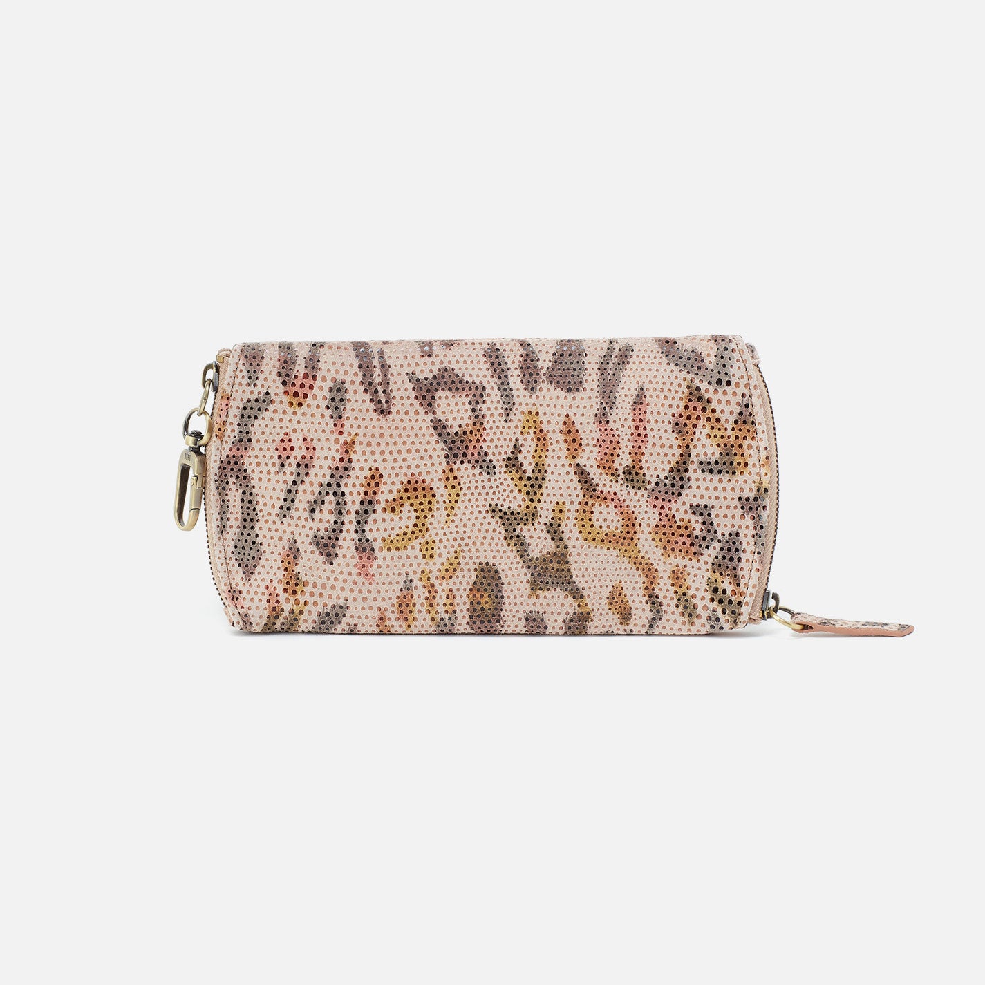 Spark Double Eyeglass Case In Printed Leather - Summer Safari - Image 3