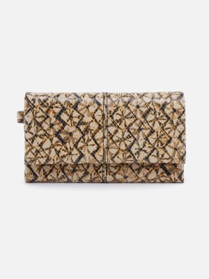 Keen Continental Wallet in Printed Leather - Twinkle Print