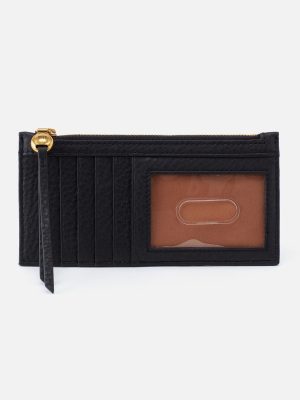 Carte Card Case in Pebbled Leather - Black