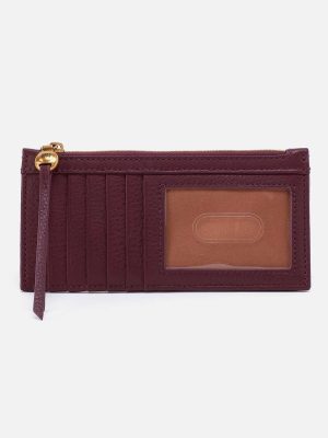 Carte Card Case in Pebbled Leather - Mulberry Glaze