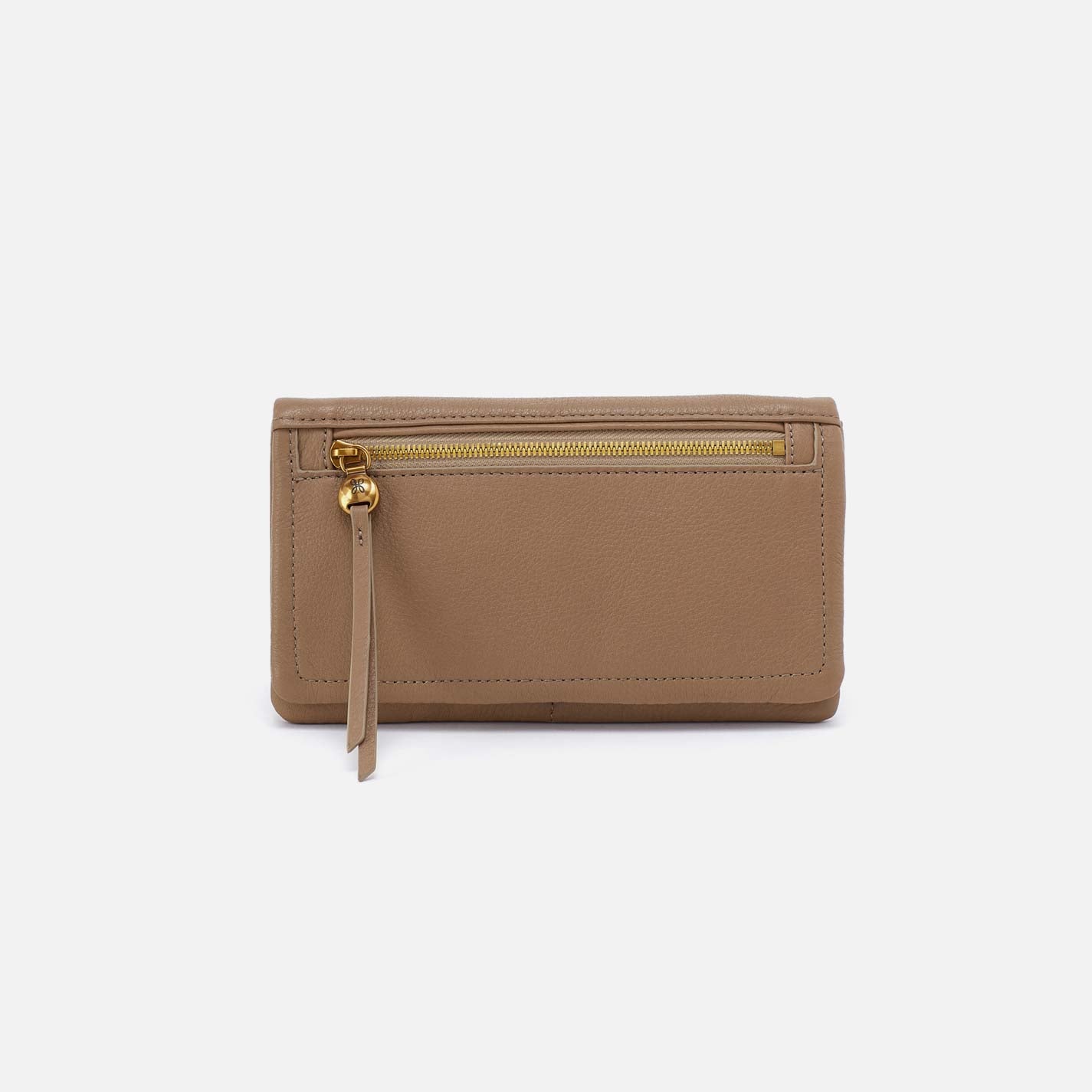 Lumen Continental Wallet in Pebbled Leather - Cedar Sagebrush