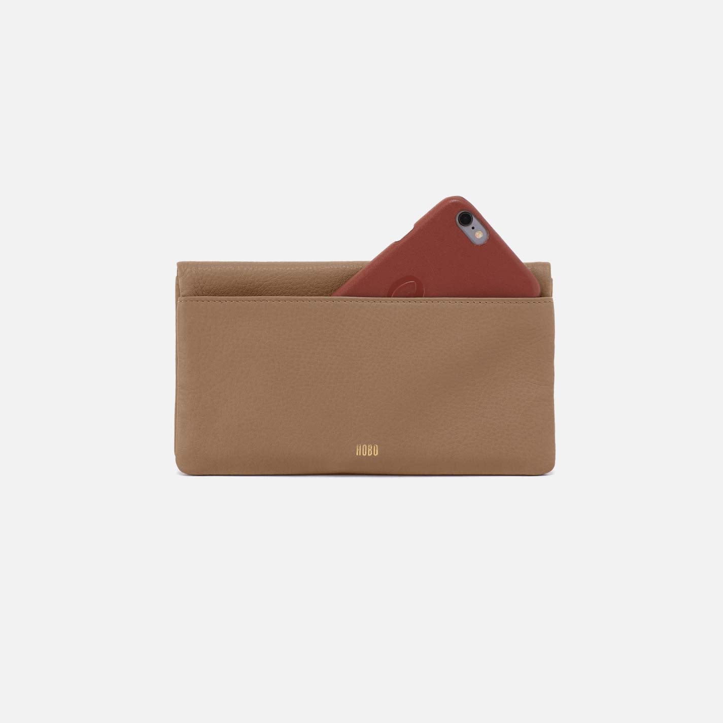 Lumen Continental Wallet in Pebbled Leather - Cedar Sagebrush - Image 3
