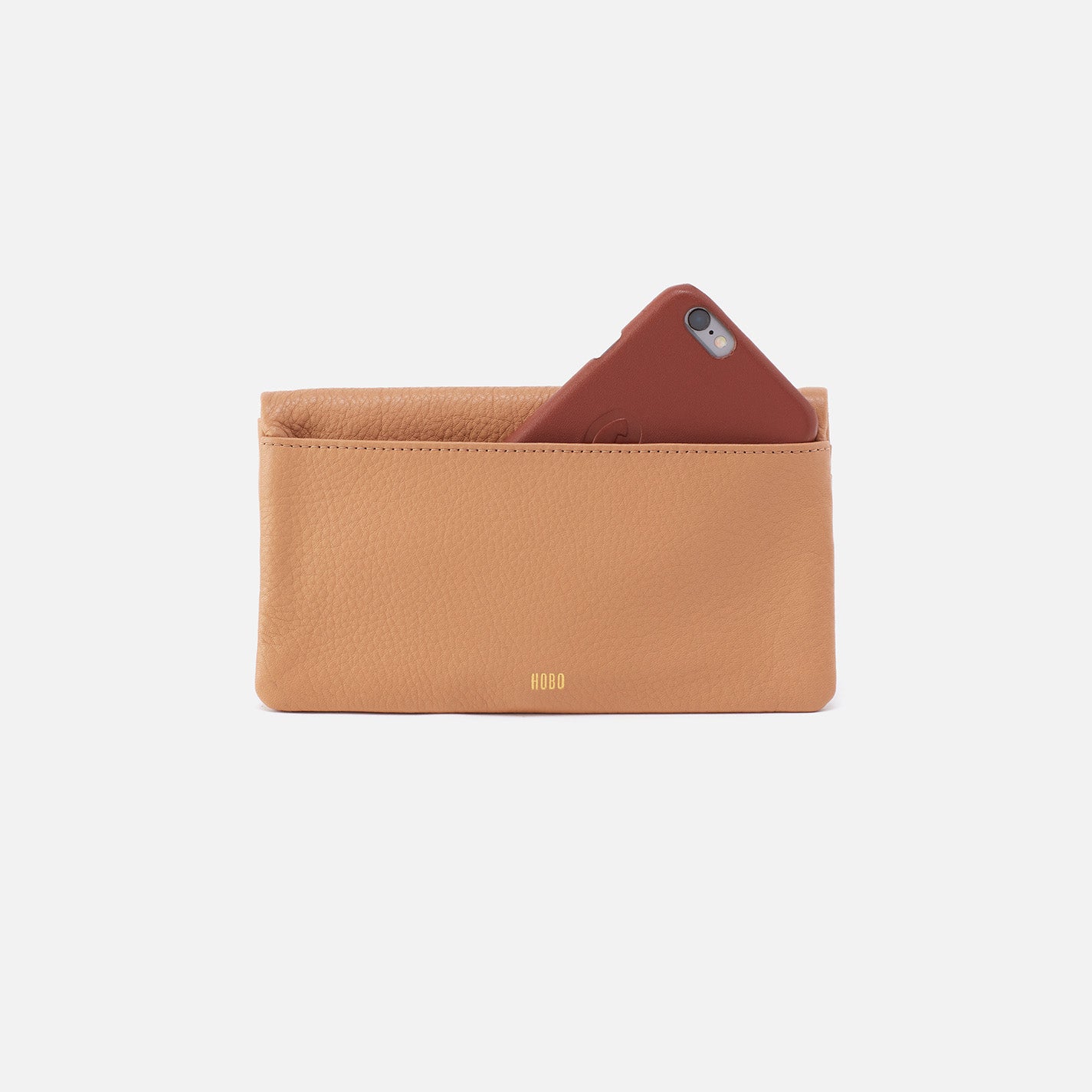 Lumen Continental Wallet In Pebbled Leather - Sandstorm - Image 4