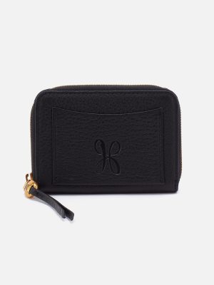 Hart Card Case In Pebbled Leather - Black